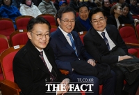  기념촬영하는 김남준-박남춘-박찬대 [포토]