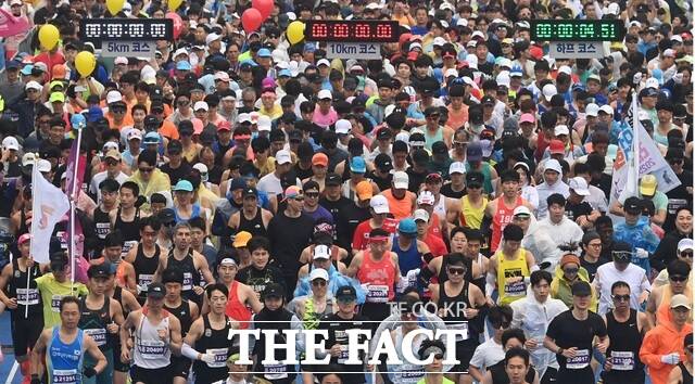 지난해 열린 구미 박정희 마라톤대회 장면. /구미시