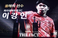  이강인, 손흥민 제치고 2025년 대한축구협회 '올해의 선수'