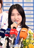  소감 밝히는 김길리 [포토]