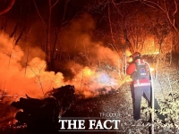  밀양 산불, 20시간 만에 주불 진화…산불 영향 구역 143ha