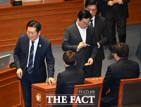  강선우 체포동의안 투표하는 정청래 [포토]