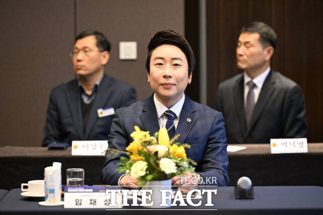 임체성 세종시의회 의장이 25일 전북 군산 라마다호텔에서 열린 대한민국시도의회의장협의회 2026년도 제2차 임시회에 참석하고 있다. /세종시의회