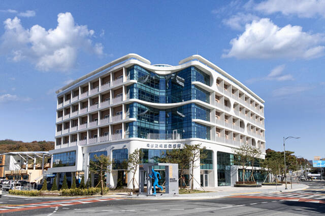 대한육상교육훈련센터 예천스터디움 전경. /예천군