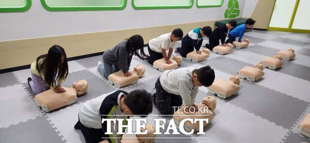 충남도립대 라이즈 사업단이 도내 학생들을 대상으로 5대 분야 안전교육 프로그램을 운영하고 있다. /충남도립대