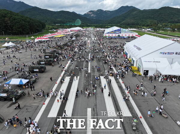 2025 계룡軍문화축제 행사장 모습. /계룡시
