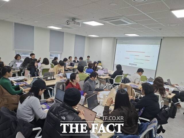 세종시교육청이 최근 글로벌 에듀테크 마스터 인증 연수를 하고 있다. /세종시교육청