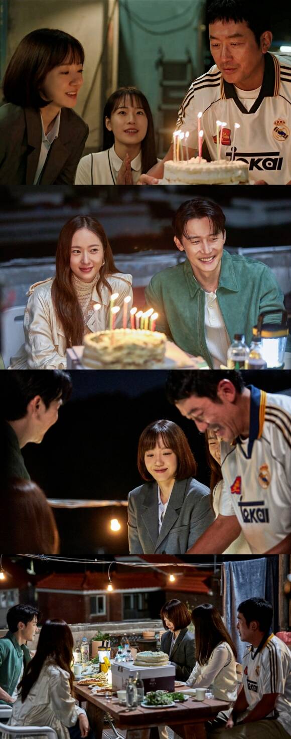 tvN '대한민국에서 건물주 되는 법' 제작진이 하정우와 임수정, 김준한과 정수정 부부의 파티 현장이 담긴 스틸을 공개했다. /tvN