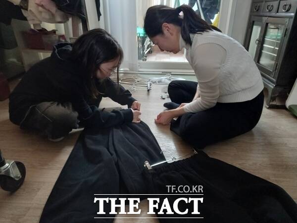 정리수납 전문가의 '물품 정리 방법' 개인별 지도 모습. /계룡시