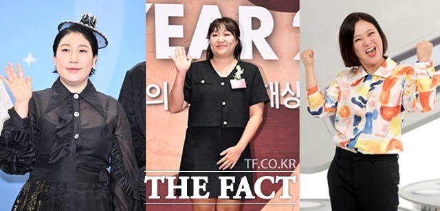 개그우먼 김영희 이수지 김숙(왼쪽부터)이 2026년 상반기 안방극장을 웃음으로 물들인다. /더팩트 DB