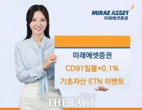  미래에셋증권, CD91일물+0.1% 기초자산 ETN 이벤트 시행