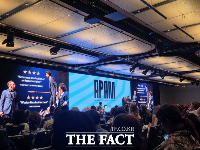 지난 22~25일 호주 퍼스(Perth)에서 열린 아시아·태평양 공연예술마켓(APAM) 현장 모습. /경기아트센터