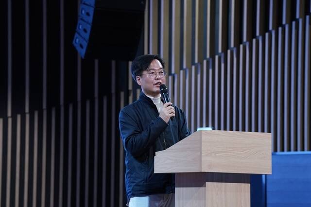 롯데건설이 '중대재해 제로' 목표 달성을 위해 연일 안전의식 강화 행보에 나서고 있다. 사진은 오일근 대표가 발언하고 있다. /롯데건설