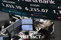  코스피, 6300선 붕괴…외국인 '팔자'에 하락 마감