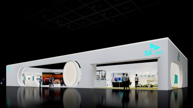 SK온 인터배터리 2026 부스 조감도. /SK온
