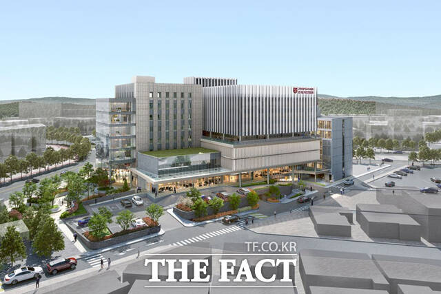 고려대학교의료원 교류 협력 전주 대자인병원 조감도. /전주 대자인병원