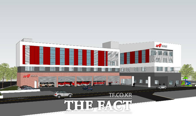 포항북부소방서 신청사 조감도 /포항북부소방서