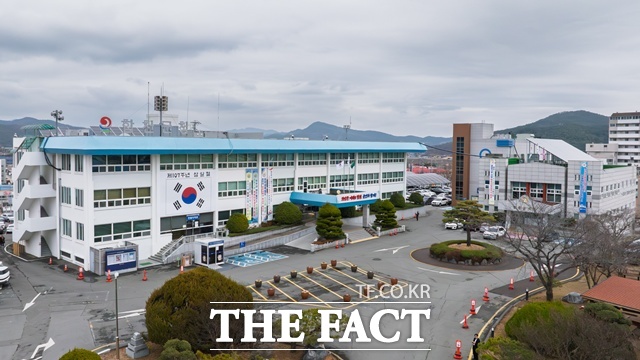 합천군청 전경. /합천군