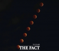  36년 만의 정월대보름 '블러드문' [포토]