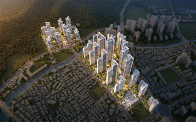 마천1구역 재정비촉진계획 변경은 지난해 7월 서울시 규제철폐의 일환으로 추진된 '재정비촉진계획 수립기준 개선'을 반영해 사업 여건을 개선했다. 사진은 마천1구역 조감도. /서울시