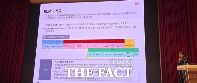 2월 24일 광주전남공동혁신도시 한전KDN 본사에서 내부통제 실무교육이 진행되고 있다. /한전KDN