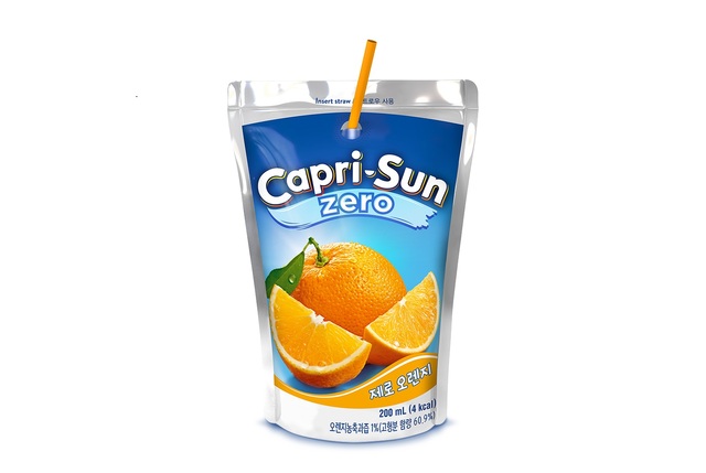 농심이 신제품 '카프리썬 제로 오렌지'를 출시한다. /농심