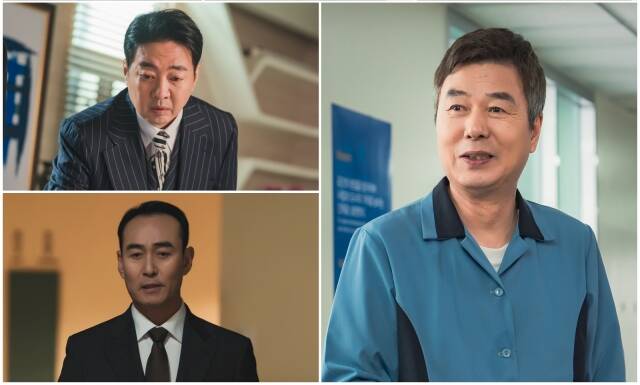 KBS1 새 일일드라마 '기쁜 우리 좋은 날' 제작진이 배우 윤다훈·선우재덕·정호빈(왼쪽 위부터 시계 방향)의 스틸을 공개했다. /KBS1