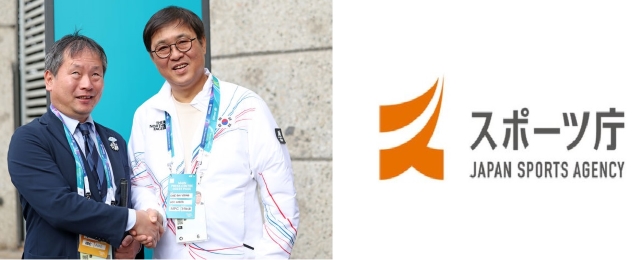 체육단체 거번넌스와 관련해 일본의 사례는 벤치마킹할 필요가 있다. 일본은 2011년 스포츠기본법을 제정했고, 2015년 스포츠청소년국을 스포츠청(오른쪽 사진)으로 승격시켰다. 이후 올림픽 등 국제대회에서 좋은 성적을 내고 있고, 생활체육 저변 또한 탄탄하다. 왼쪽 사진은 2026 밀라노 코르티나 동계올림픽 당시 일본의 카와이 준이치 스포츠청장을 만나고 있는 최휘영 문화체육관광부 장관. / 뉴시스