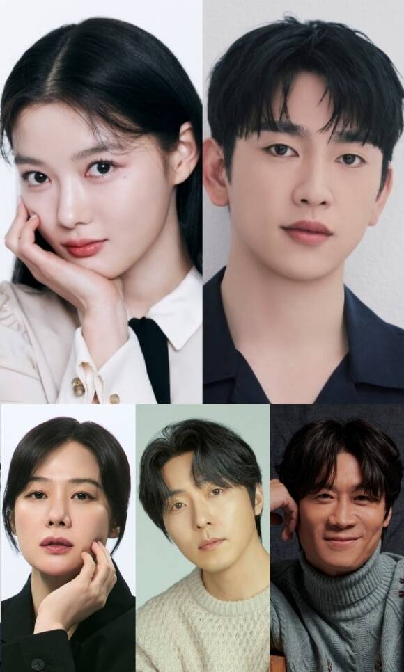 배우 김유정 박진영 진선규 이무생 김현주(왼쪽 위부터 시계방향)가 tvN 새 드라마 100일의 거짓말로 안방극장 시청자들을 만난다. /각 소속사