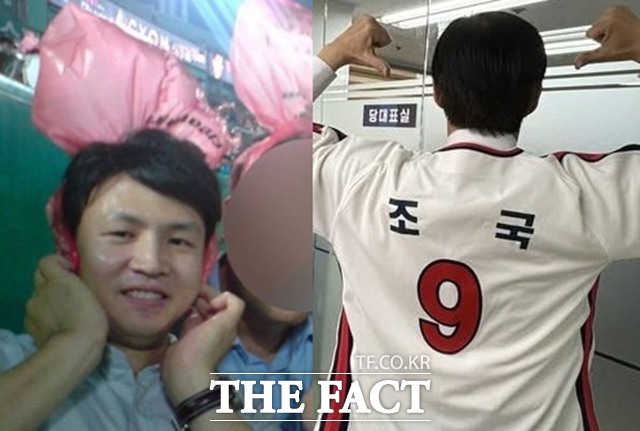 한동훈 전 국민의힘 대표와 조국 대표는 지난 2024년 부산 지역을 두고 한 차례 맞붙은 적 있다. 사진은 왼쪽부터 롯데 자이언츠 팬을 인증한 한동훈 전 대표(촬영 당시 2008년 부산지검 근무시절)와 롯데 자이언츠 유니폼을 선물받은 조국 혁신당 대표. /국민의힘·조국 SNS