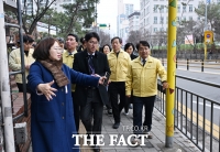  행안부 안전 차관, 등하굣길 통행로 점검 [포토]