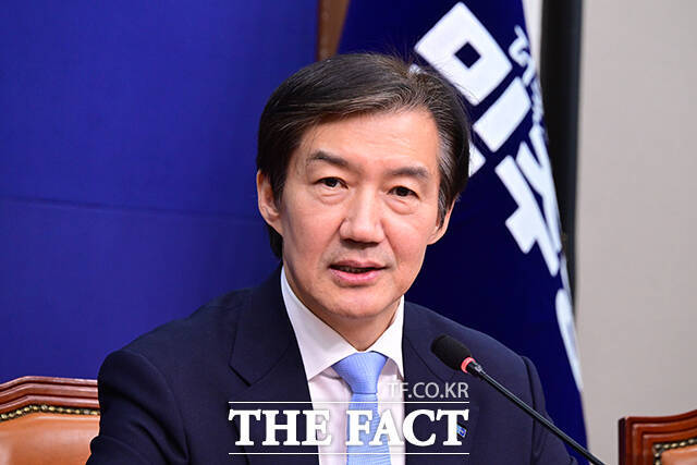 조국 조국혁신당 대표가 7일 정부가 국회에 제출한 공소청법안을 두고 유감이라는 입장을 내놨다. /국회=남윤호 기자