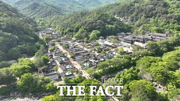 경북 문경새재 촬영세트장 전경. /문경시