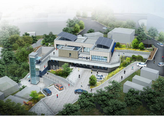 해오름센터 조감도. /봉화군