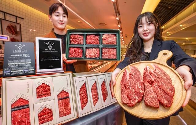 현대백화점은 국내에서 맛보기 힘든 100% 순혈 와규 판매한다. 일본 정통 와규 혈통이 완벽하게 유지된 순혈 와규를 전국 점포 식품관에서 선보인다. /현대백화점