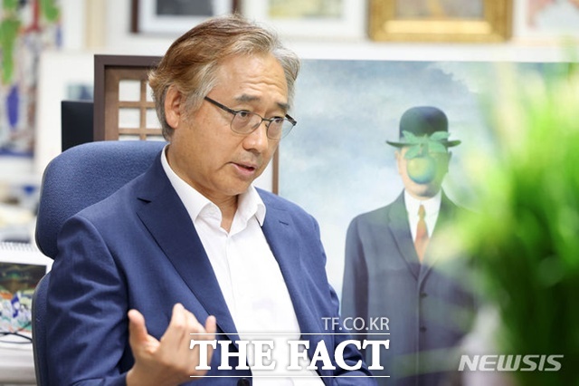 국무총리실 산하 검찰개혁추진단의 박찬운 자문위원장이 9일 사의를 표명했다. 사진은 박 위원장이 2024년 7월 3일 뉴시스와 인터뷰 중인 모습. /뉴시스