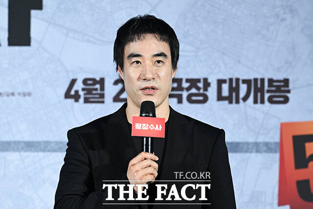 배성우가 출연하는 영화 '끝장수사'는 오는 4월 2일 개봉한다. /서예원 기자