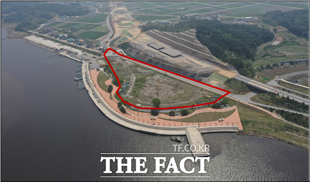 국립해양도시과학관 사업 대상지인 김제시 진봉면 심포항 일대. /전북도