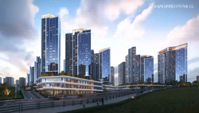 GS건설은 지난 6일 마감한 입찰에 단독으로 참여했다. DL이앤씨는 GS건설 우선협상대상자 지정과 관련해 법적 대응을 시사하며 반발하고 있다. /GS건설 상대원2구역 홍보영상 캡처