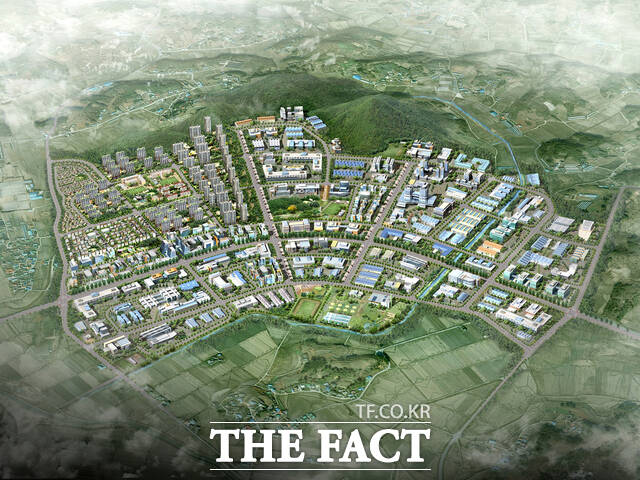 서천군 장항국가산업단지 조감도. /서천군