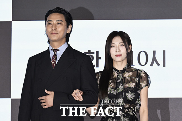 배우 주지훈과 하지원이 ENA 월화드라마 클라이맥스에서 부부로 호흡을 맞춘다. /송호영 기자