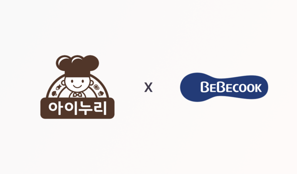 CJ프레시웨이 키즈 식자재 브랜드 아이누리가 영유아 식품 전문기업 베베쿡과 독점 유통 계약을 체결했다. /CJ프레시웨이