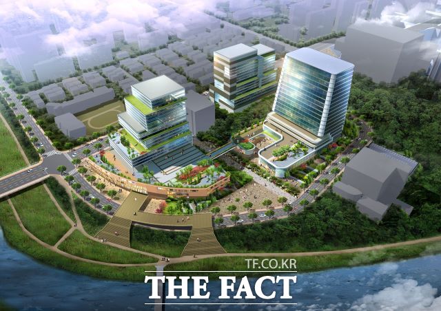 성남 바이오헬스 첨단클러스터 도시개발사업 조감도. /성남시