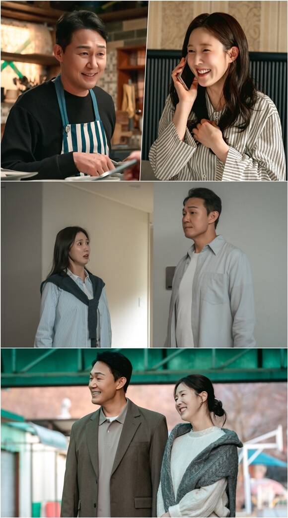 '심우면 연리리'는 배우 박성웅(맨 위 왼쪽)과 이수경의 재회로 화제를 모으고 있다. /KBS2