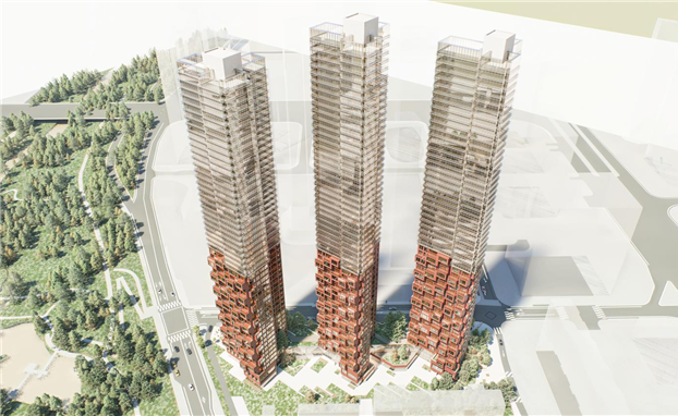 여의도 광장아파트가 재건축을 통해 최고 52층, 414가구 규모의 주거단지로 재탄생한다. 사진은 광장아파트 조감도. /서울시