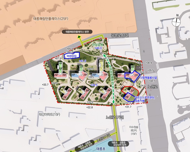 태릉우성아파트가 최고 33층, 총 704세대 규모 단지로 재탄생한다. /서울시