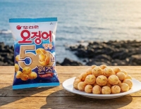  오리온, 출시 50주년 '오징어땅콩' 패키지 리뉴얼