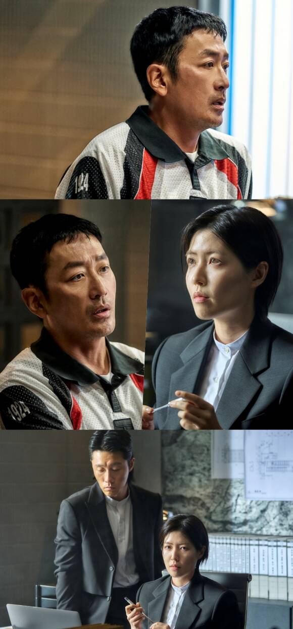 tvN '대한민국에서 건물주 되는 법' 제작진이 하정우와 심은경의 모습이 담긴 스틸을 공개했다. /tvN