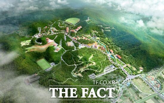 경기 파주시가 캠프하우즈 도시숲 조성사업을 통해 조성할 예정인 캠프하우스 근린공원 조감도. /파주시