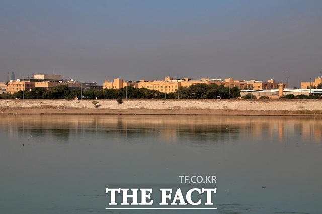 이라크 바그다드에 위치한 미국 대사관. /뉴시스